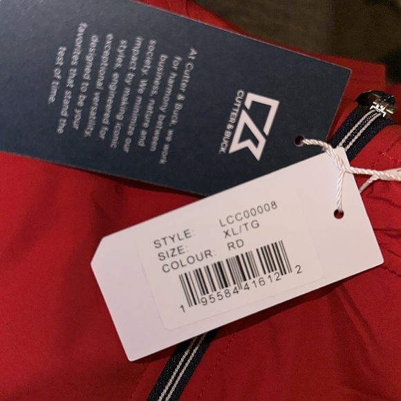 New 49ers Americana Cutter & Buck Adapt Eco Knit Hybrid Recycled Full Zip Jacket - Picture 2 of 3